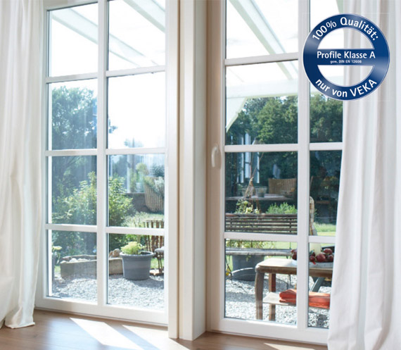 Schöne und hochwertige Fenster mit VEKA-Profil